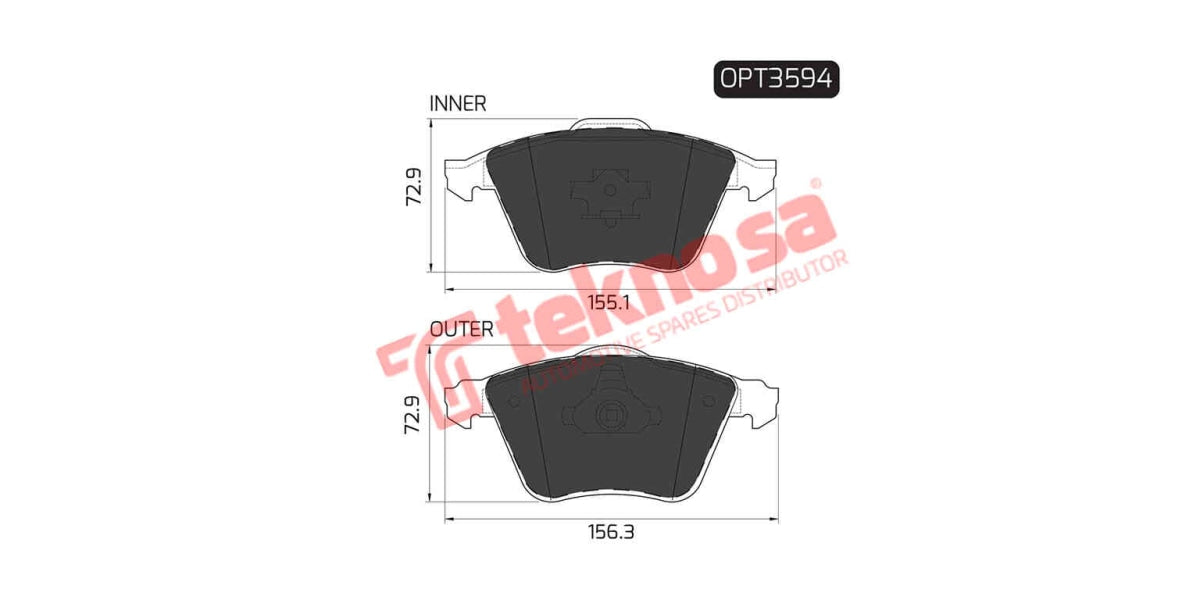 Brake Pad Vw Passat 08- ( F )