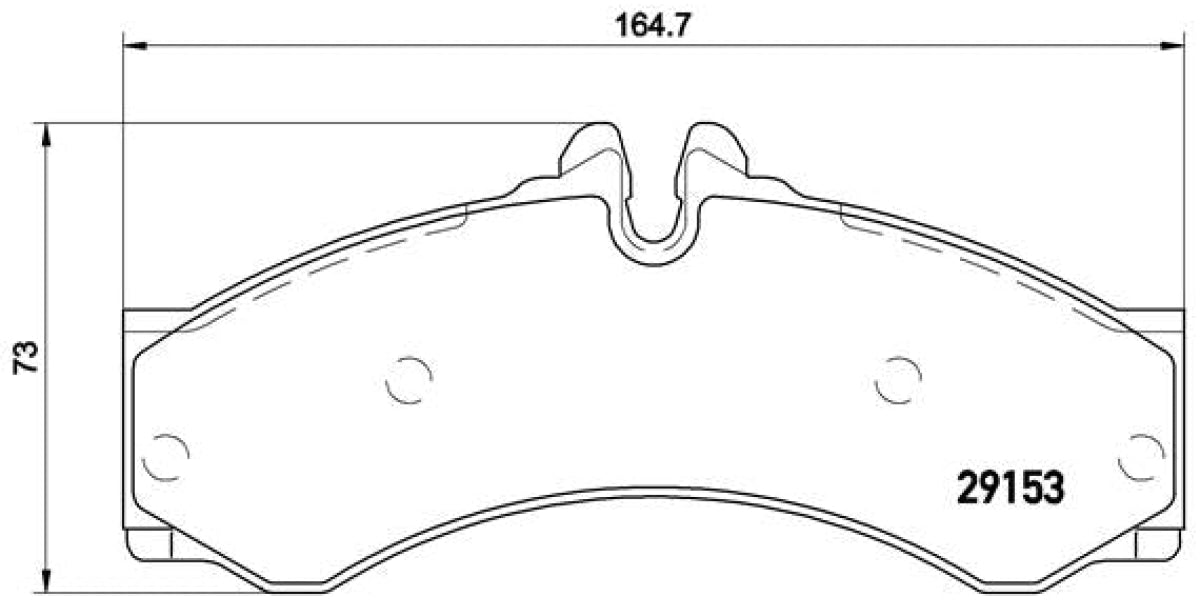 Brake Pads Fr / Rr Set (Brembo) (P50028)