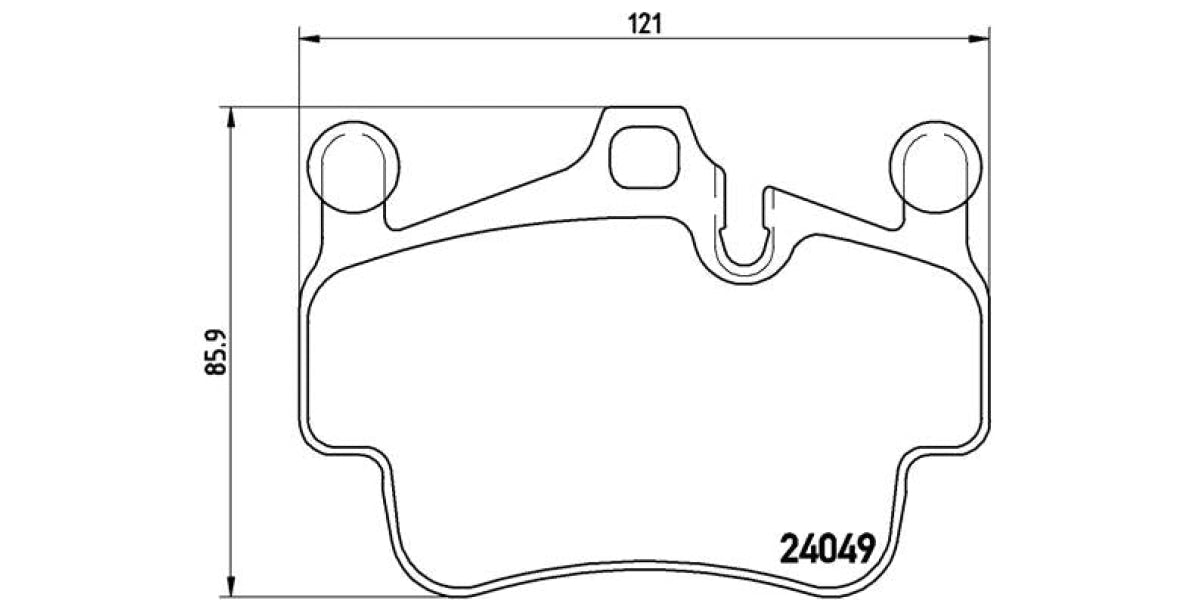 Brake Pads Fr / Rr Set (Brembo) (P65014)