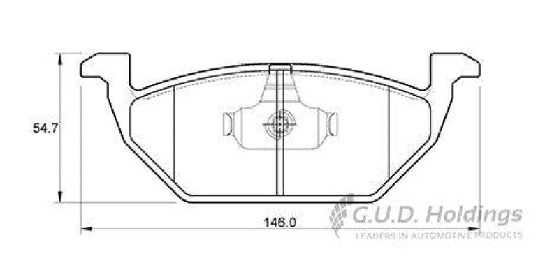 Brake Pads Front Audi A 1 (11-) A3 (99-) Seat Ibiza (07-) Vw New Beetle (99-) Crosspolo (10-) Golf/Jetta [4][5][6] (99-16) Polo (02-14) (SAFELINE D3295S)
