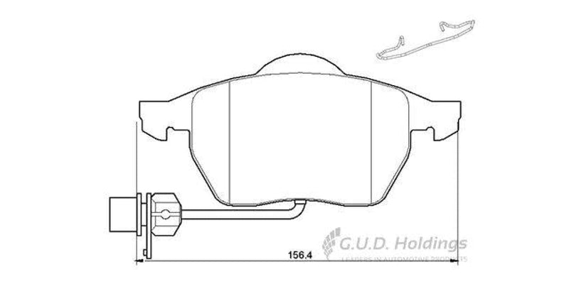 Brake Pads Front Audi A1 (11-) A4 (97-) A6 (03-) Vw Passat (98-) Sharan (02-06) (SAFELINE D3390S)