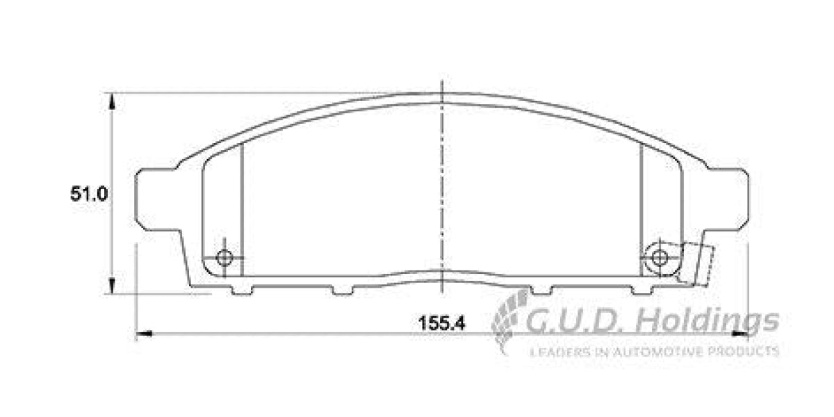 Brake Pads Front Fiat Fullback (16-) Mitsubishi Pajero (00-07) Triton (07-15) (SAFELINE D3628S)