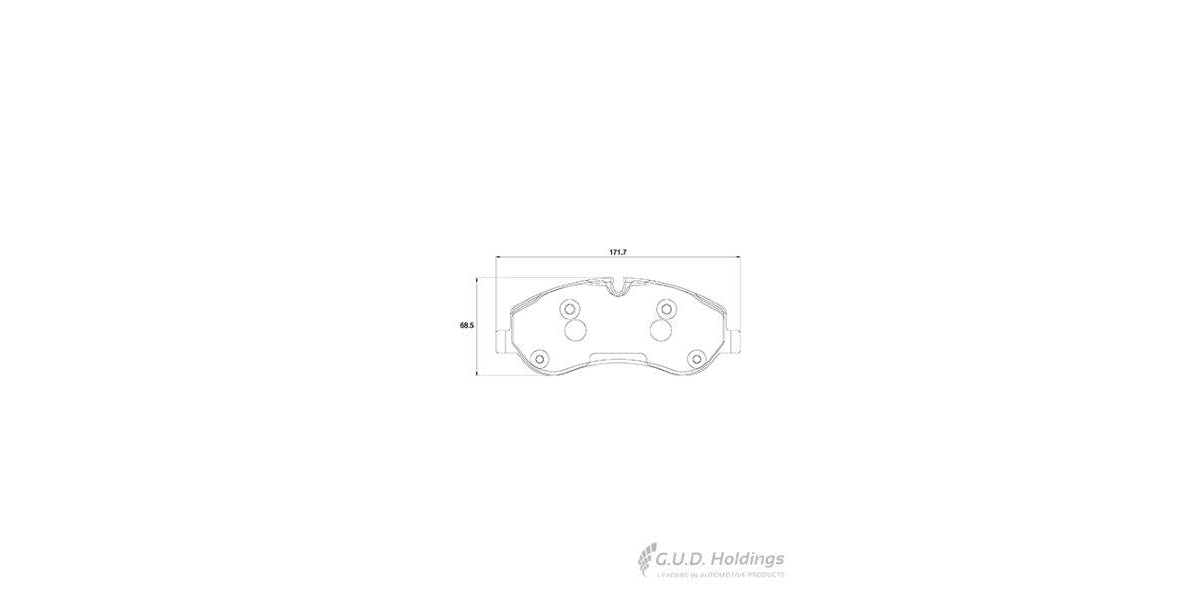 Brake Pads Front Ford Tourneo,Transit (2012-) (SAFELINE D4087S)