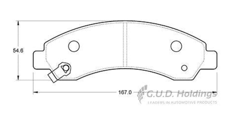 Brake Pads Front Gwm C10,C20,H5,Hover,M4,Steed (SAFELINE D3872S)