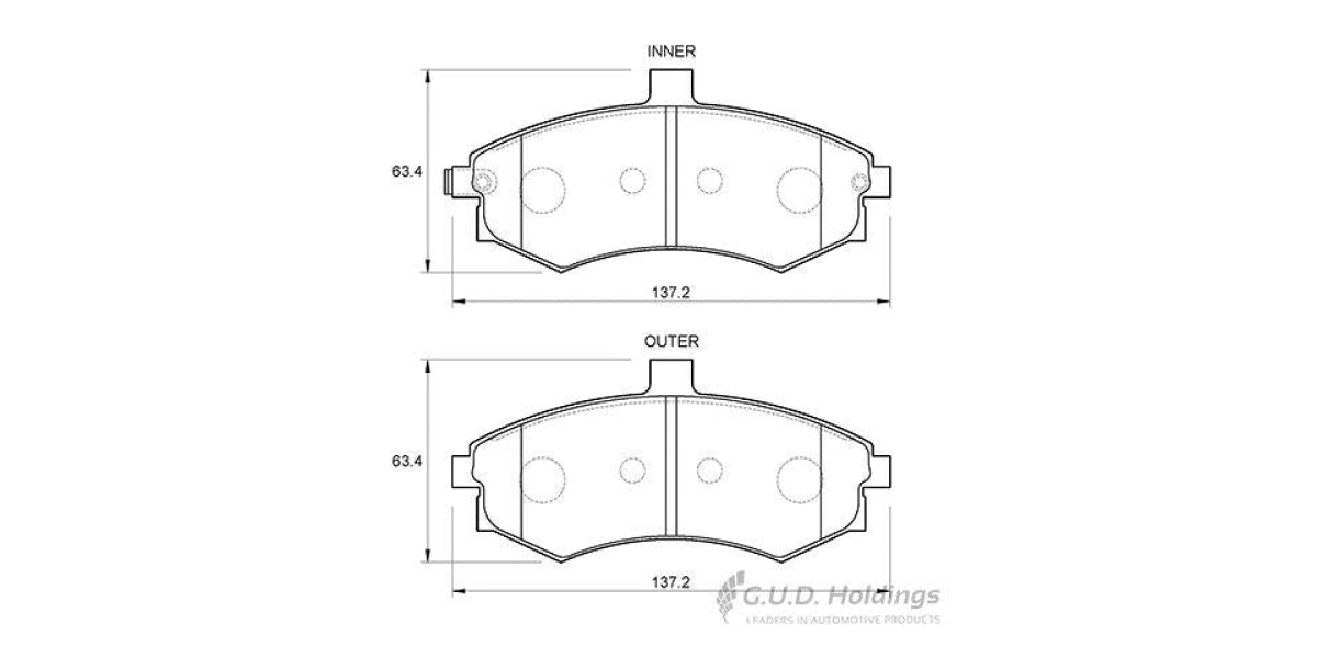 Brake Pads Front Hyundai Elantra 01- Matrix 2022- (SAFELINE D3689S)