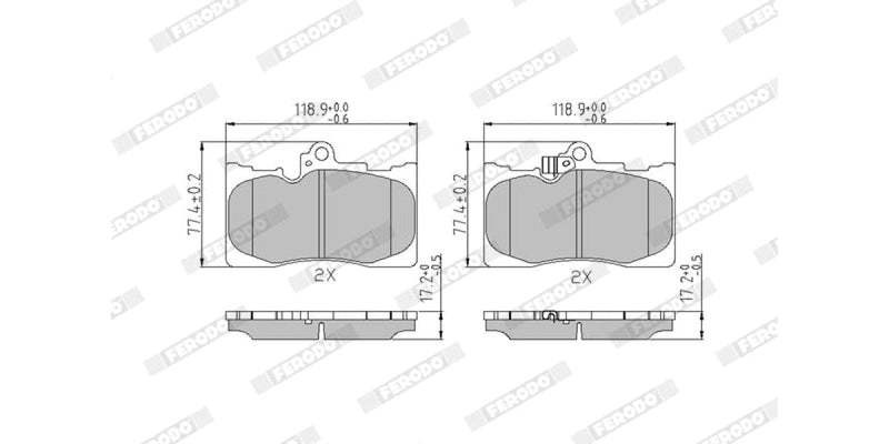 Buy Ferodo Brake Pads FDB4216 at the best prices in South-Africa,nation-wide delivery!