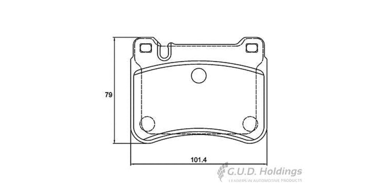 Brake Pads Front Mercedes Benz C-Class [W203] 03- (SAFELINE D3891S)