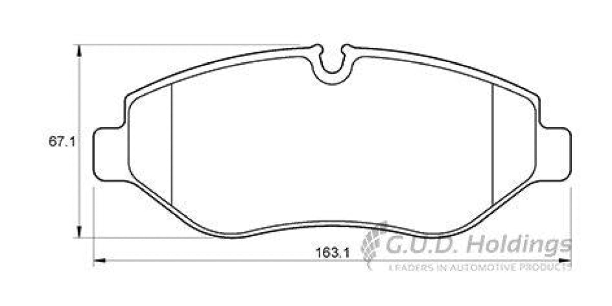 Brake Pads Front Mercedes Viano (03-) Sprinter 3 Series (07-) Vito (04-) Vw Crafter 35/50 (06-) (SAFELINE D3632S)
