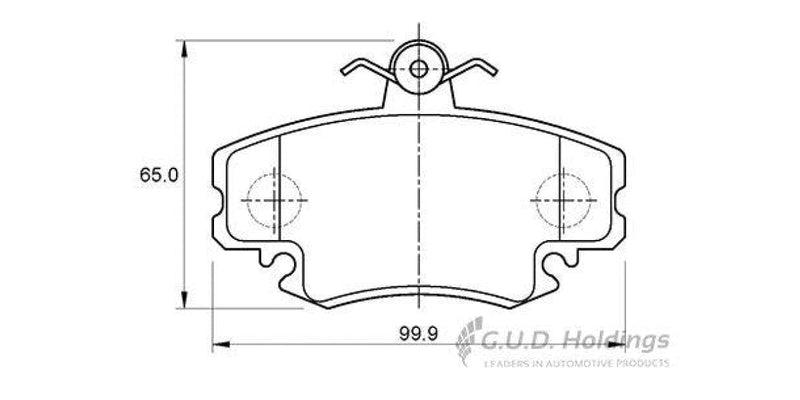 Brake Pads Front Nissan Np200 (08-) Renaul Clio [2] (01-09) Logan (08-)Megane (97-99) Sandero (09-14) (SAFELINE D3214S)