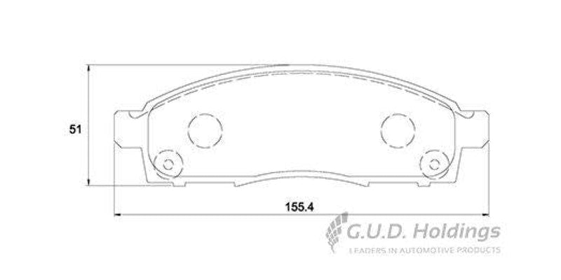 Brake Pads Front Nissan Nv200 1.5,1.6 (13-) (SAFELINE D4096S)