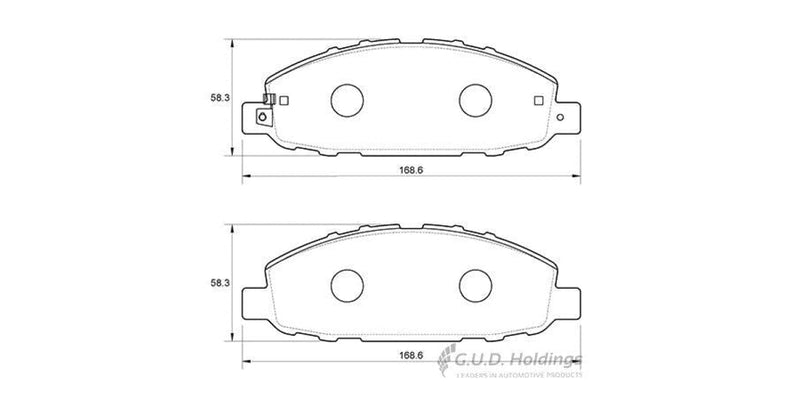 Brake Pads Front Nissan Nv350 Impendulo,Panelvan (2013-) (SAFELINE D3978TS)