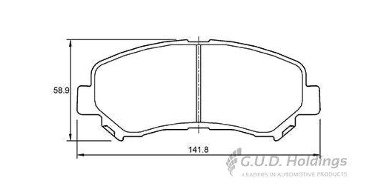 Brake Pads Front Nissan Qashqai [1] (11-) X-Trail [2] (08-) Suzuki Kizashi (11-) (SAFELINE D3700S)