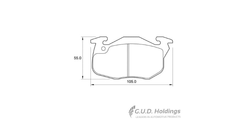 Brake Pads Front Peugeot 306 (96-00) 405 (95-97) (SAFELINE D3228S)