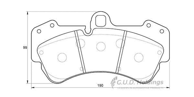Brake Pads Front Porsche Cayenne [9Pa] (02-10) Vw Toureg (04-11>) (SAFELINE D3511S)