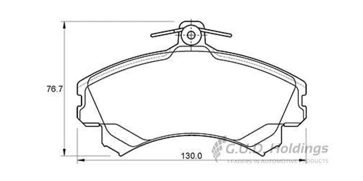 Brake Pads Front Proton Arena (06-) Smart Fourfour 1.3,1.5 (04-07) Volvo S40 2.0 (97-04) (SAFELINE D3225S)