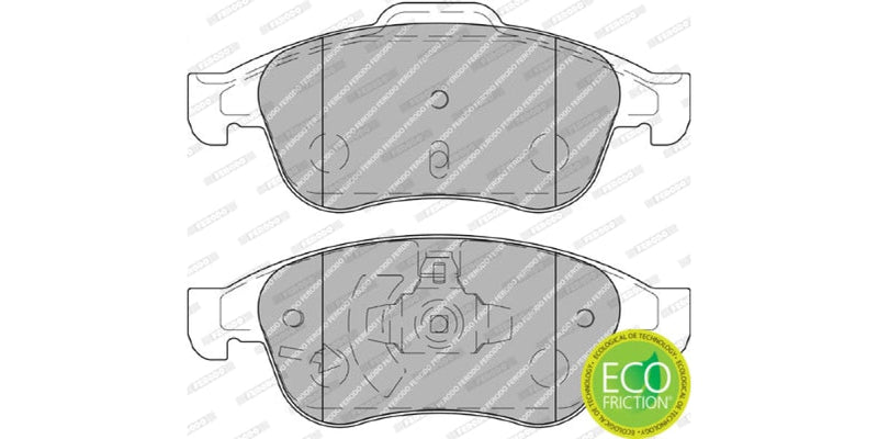 Brake Pads Front Renault Captu (13-) Duster Fluence (11-) Grand Scenic (09-) Megane [3] (Ferodo