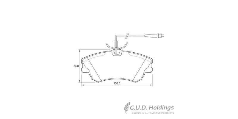 Brake Pads Front Renautl Espace [3] 2.0L,3.0L 1996-2003 (SAFELINE D3180S)