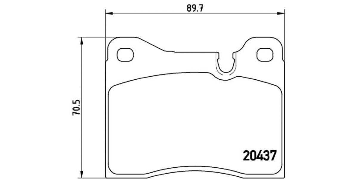 Brake Pads Front Set (Brembo) (P06003)