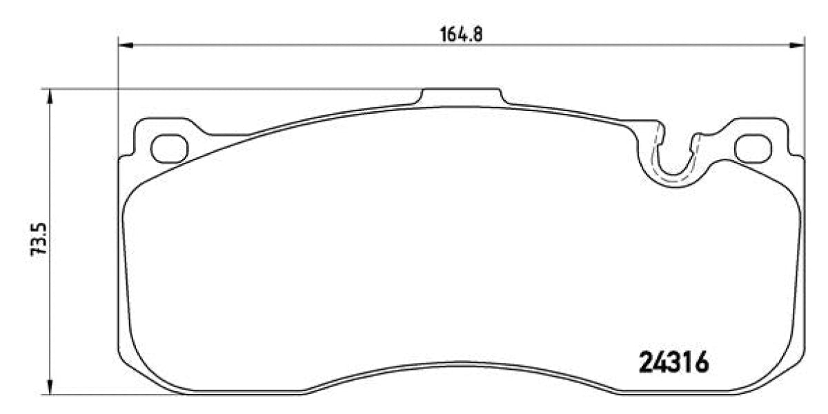 Brake Pads Front Set (Brembo) (P06041)