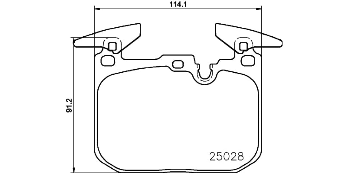 Brake Pads Front Set (Brembo) (P06096)