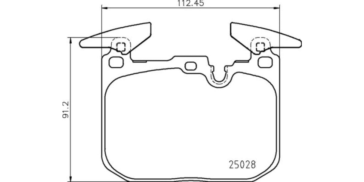 Brake Pads Front Set (Brembo) (P06098)