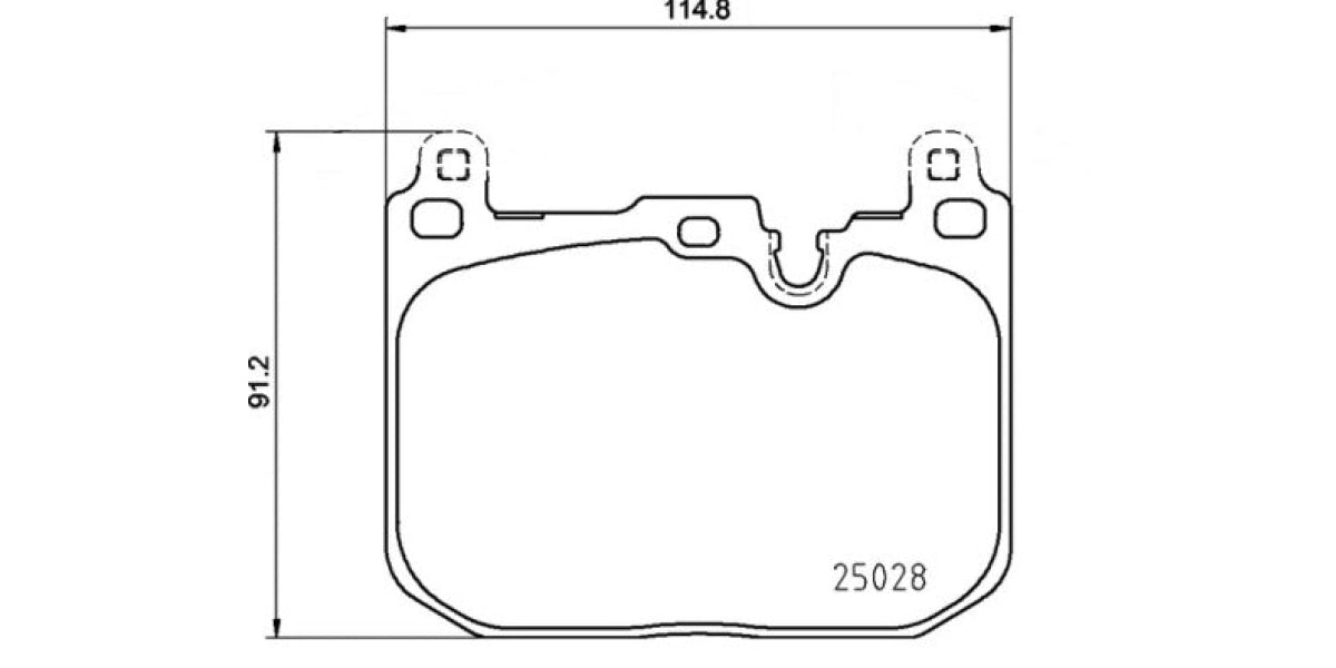 Brake Pads Front Set (Brembo) (P06110)