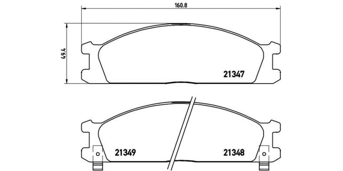 Brake Pads Front Set (Brembo) (P24026)