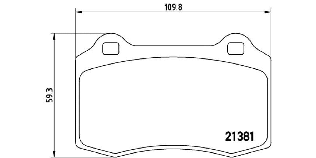 Brake Pads Front Set (Brembo) (P24073)