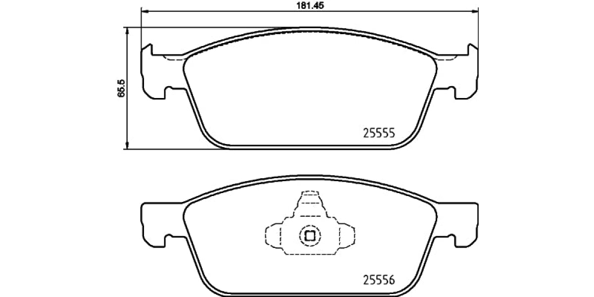 Brake Pads Front Set (Brembo) (P24199)