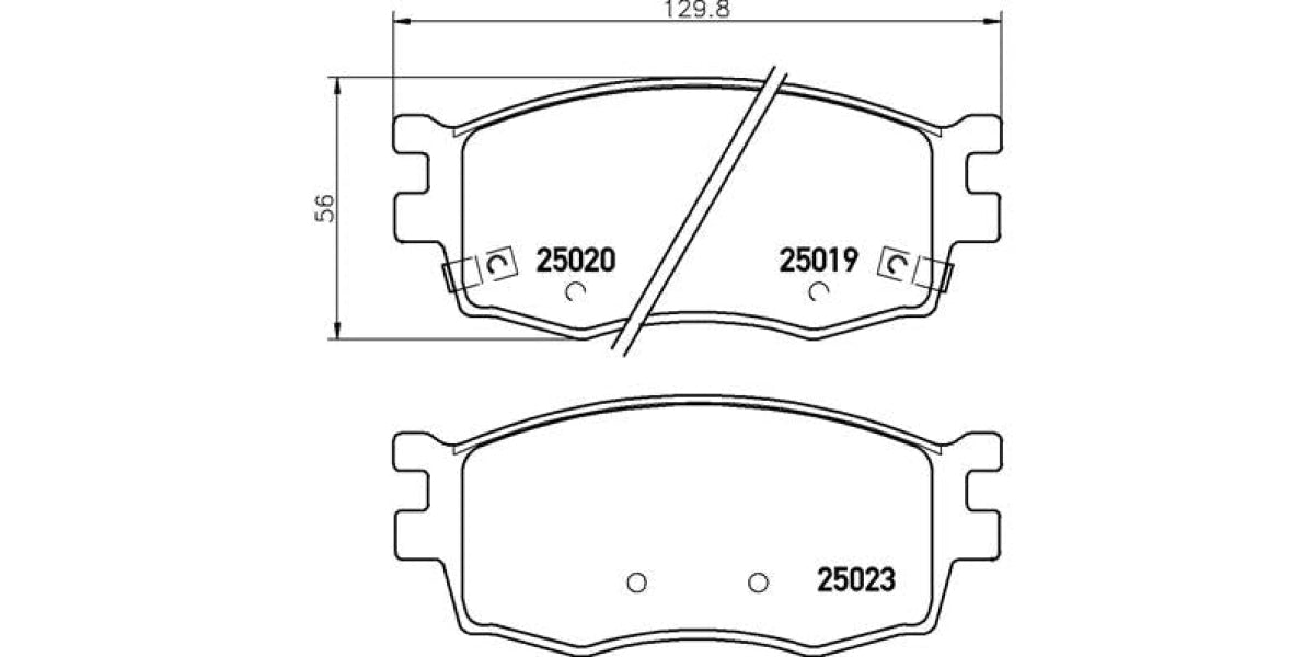 Brake Pads Front Set (Brembo) (P30069)