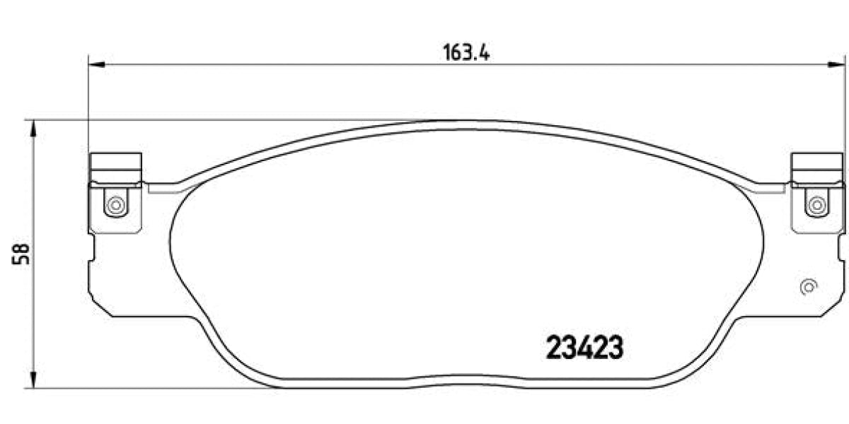 Brake Pads Front Set (Brembo) (P36012)