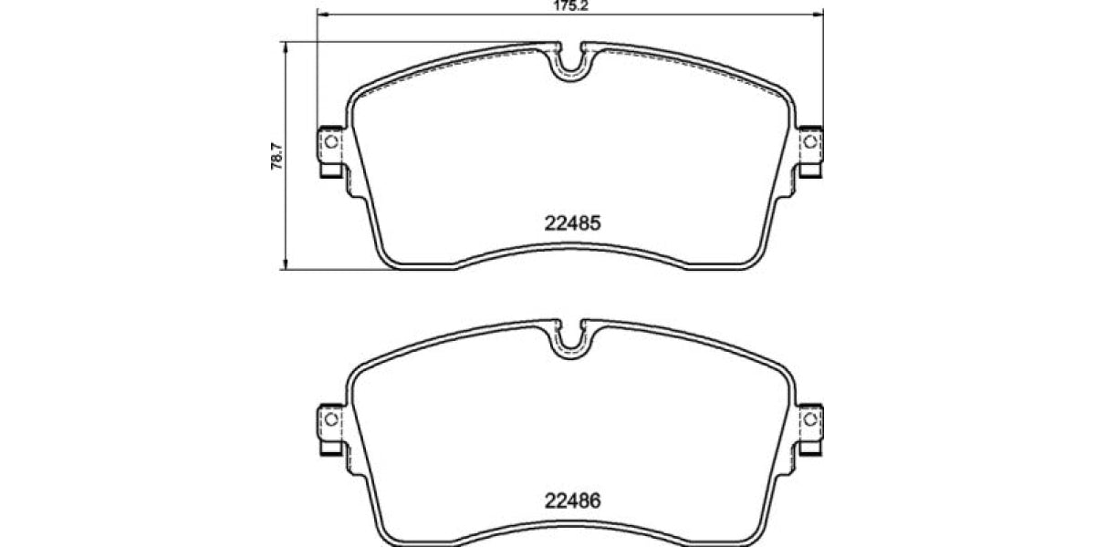 Brake Pads Front Set (Brembo) (P36036)