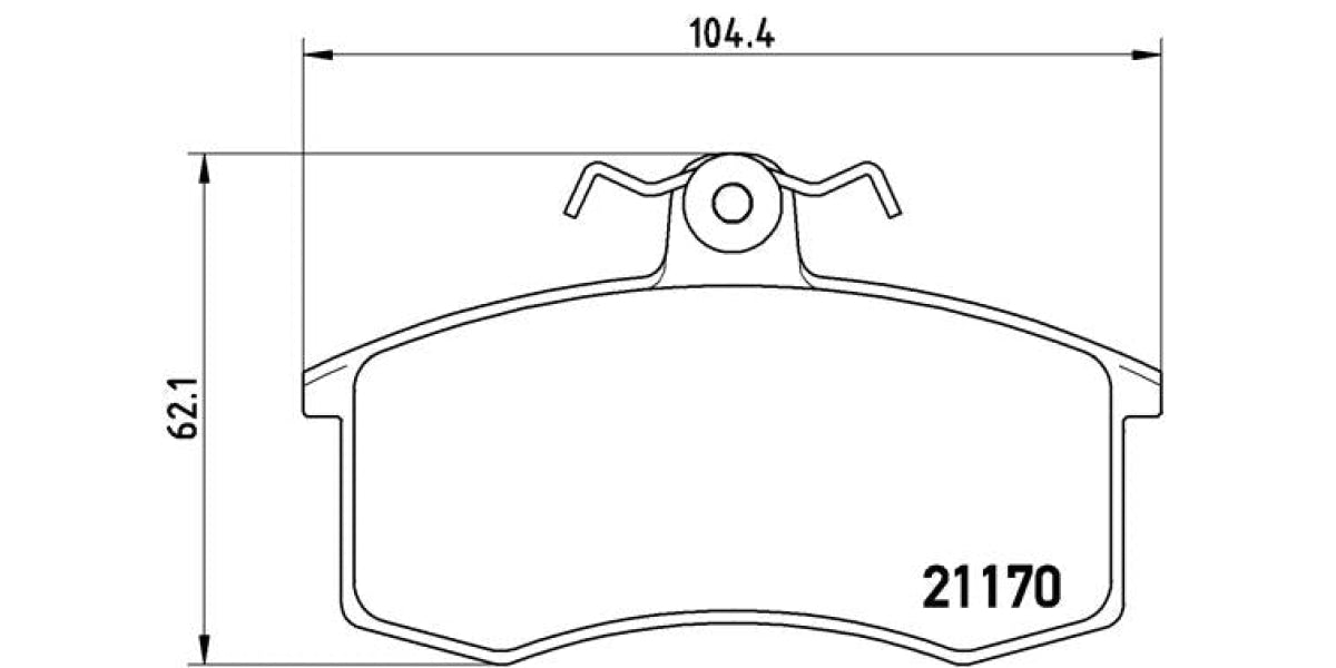 Brake Pads Front Set (Brembo) (P41003)