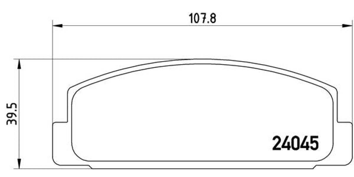 Brake Pads Front Set (Brembo) (P49036)