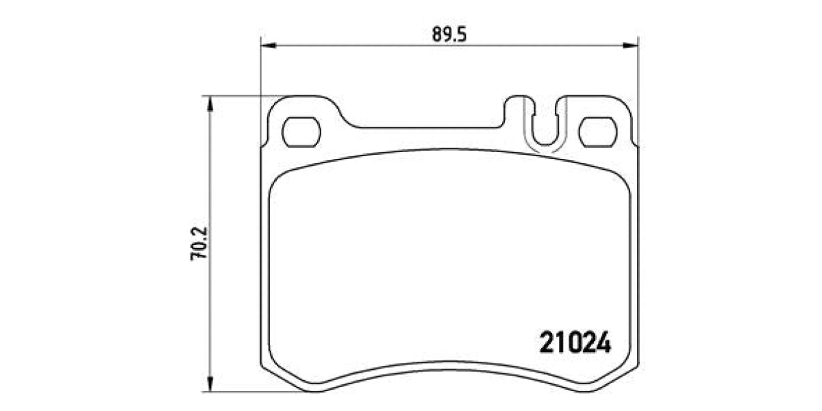 Brake Pads Front Set (Brembo) (P50014)