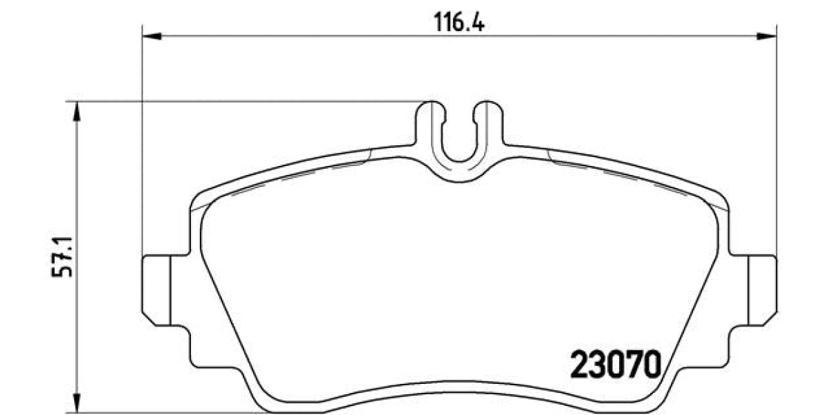 Brake Pads Front Set (Brembo) (P50035)