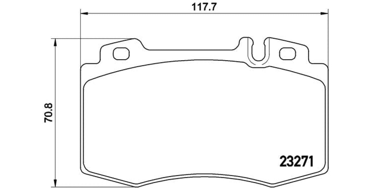 Brake Pads Front Set (Brembo) (P50041)