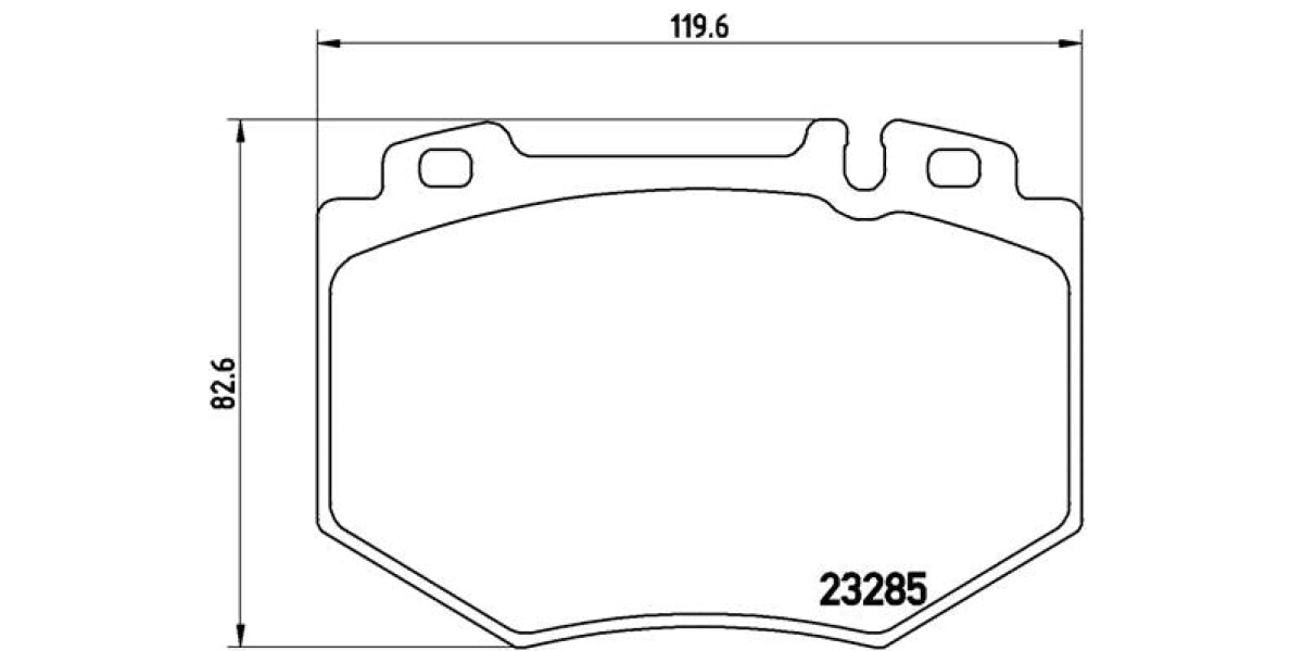 Brake Pads Front Set (Brembo) (P50048)