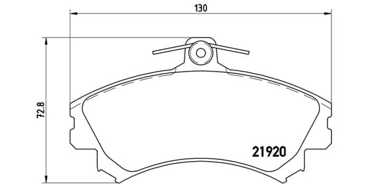 Brake Pads Front Set (Brembo) (P50055)