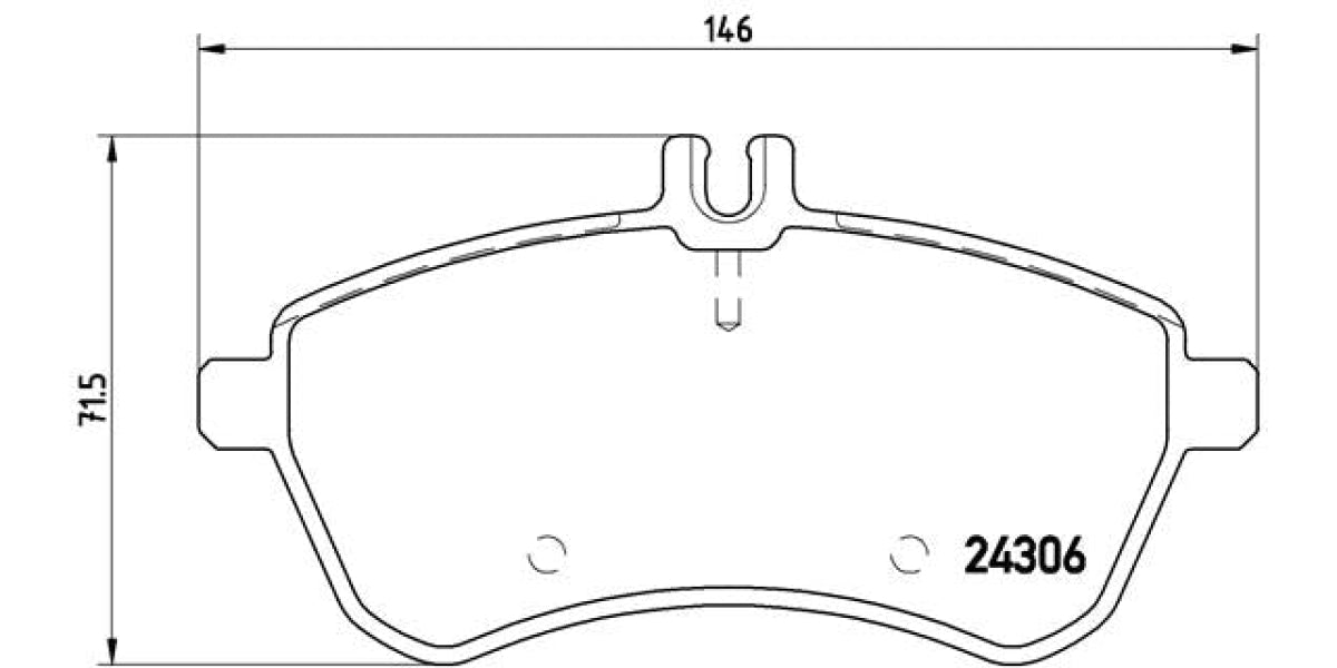 Brake Pads Front Set (Brembo) (P50070)