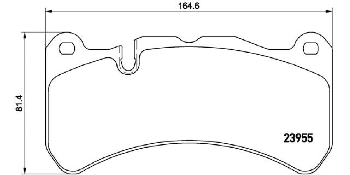 Brake Pads Front Set (Brembo) (P50092)