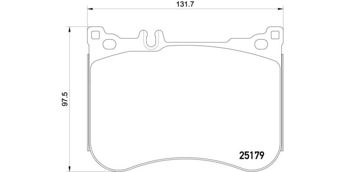 Brake Pads Front Set (Brembo) (P50095)