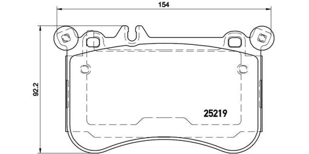 Brake Pads Front Set (Brembo) (P50098)