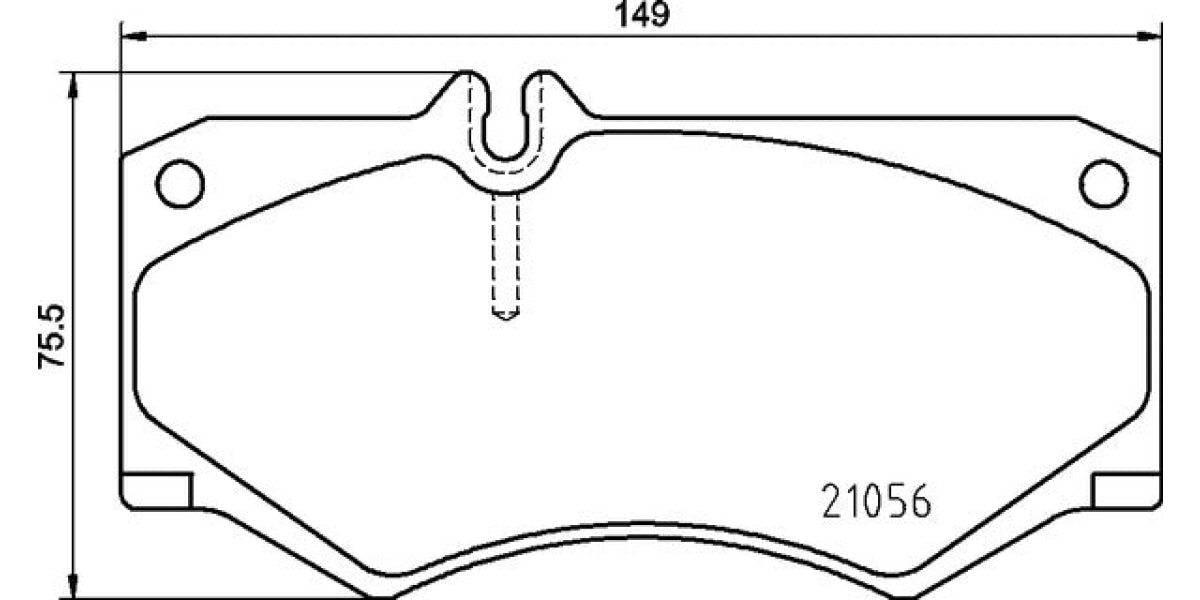 Brake Pads Front Set (Brembo) (P50134)