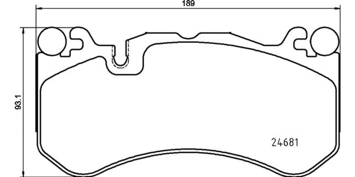 Brake Pads Front Set (Brembo) (P50142)