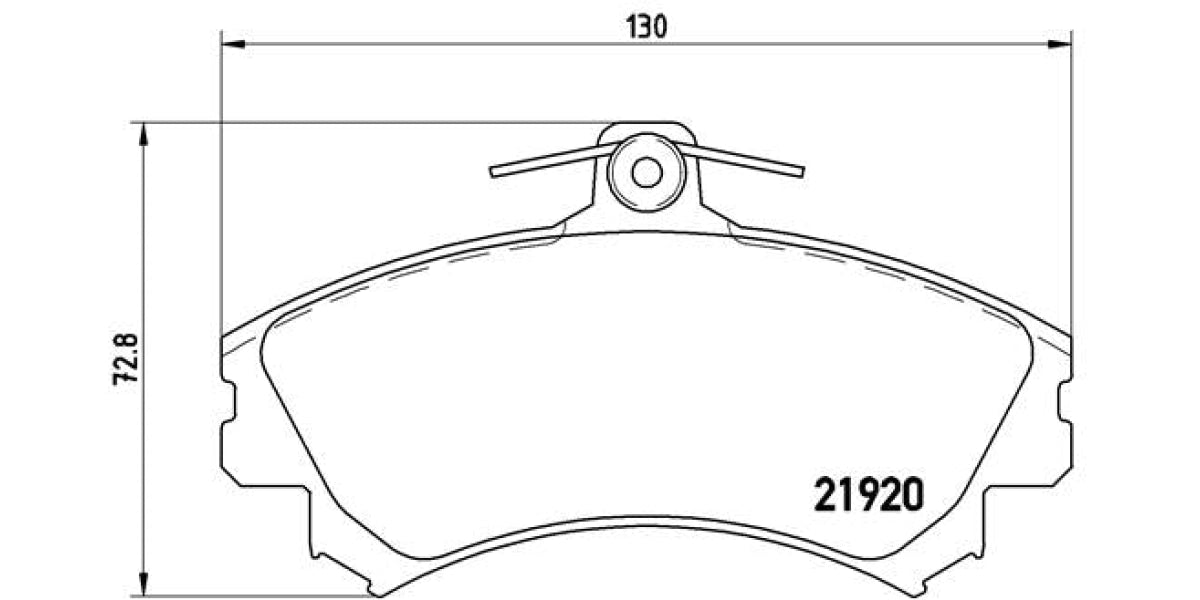 Brake Pads Front Set (Brembo) (P54022)