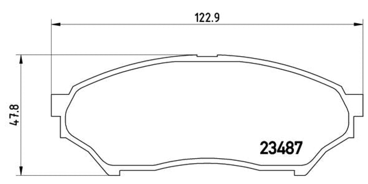 Brake Pads Front Set (Brembo) (P54028)