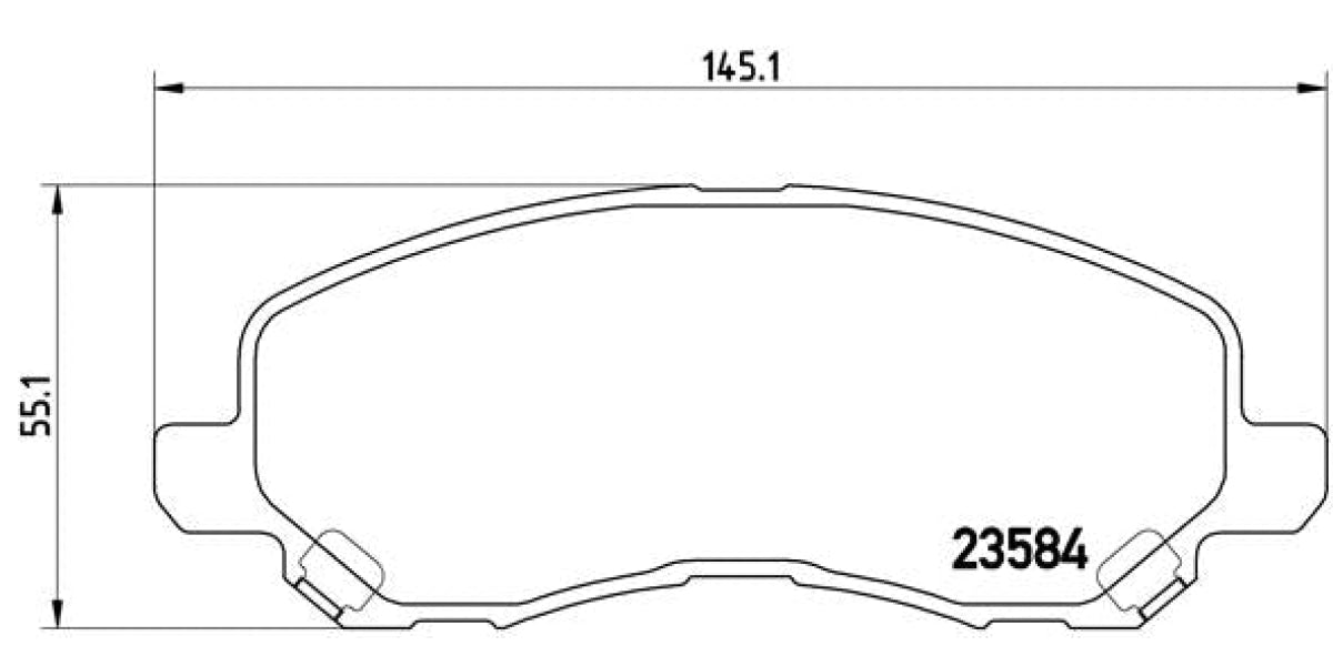 Brake Pads Front Set (Brembo) (P54030)