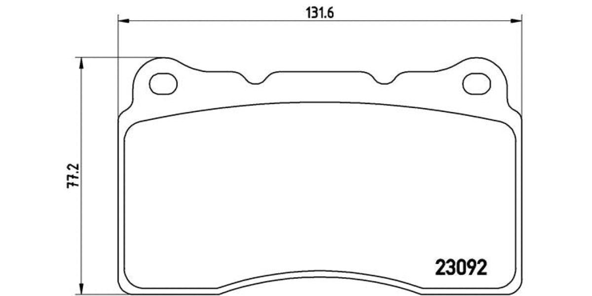 Brake Pads Front Set (Brembo) (P54040)