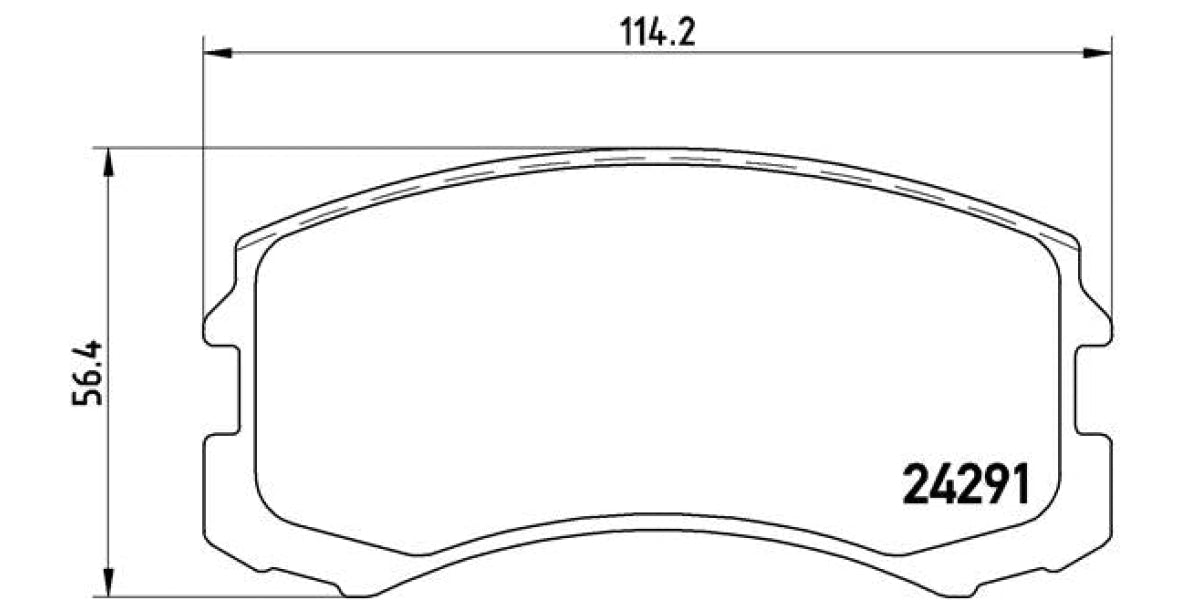 Brake Pads Front Set (Brembo) (P54041)